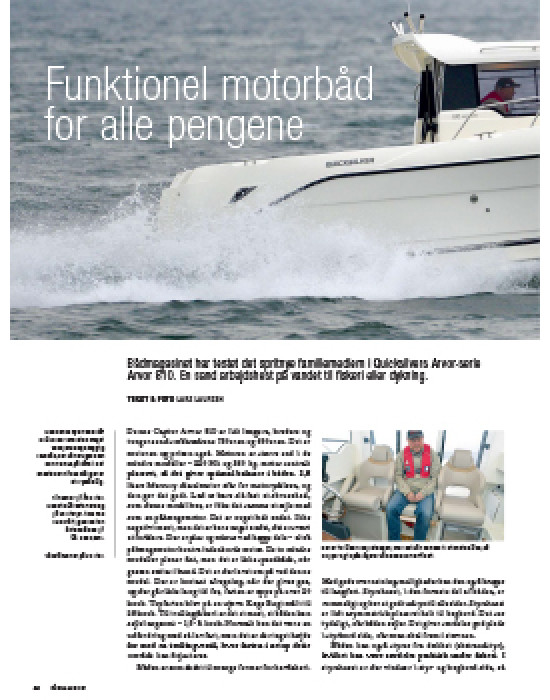 Vi tester Quicksilver Arvor 810